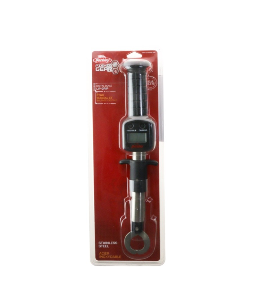 BERKLEY DIGITAL SCALE LIP GRIP - STAINLESS STEEL - GH196