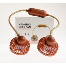 Ventilatore da collo ricaricabile USB portatile 2 velocità con orsetto GH191