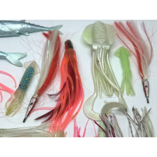 Lotto Gomme assortite - Soft bait - recupero alluvione - Pesca - CD767